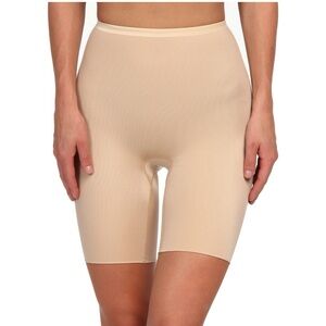 Nude beige Seamless Shapewear Shorts - Cream NWOT spanx invisible midthigh large